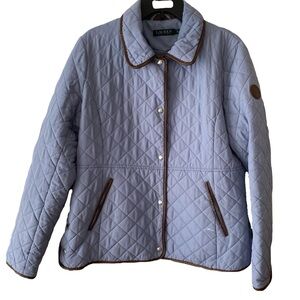 Ralph Lauren Light Blue Quilted Jacket
